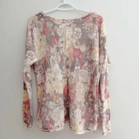 Free People Flower Bomb Wool and Angora Rabbit Hair Pullover Sweater Small - Picture 4 of 16